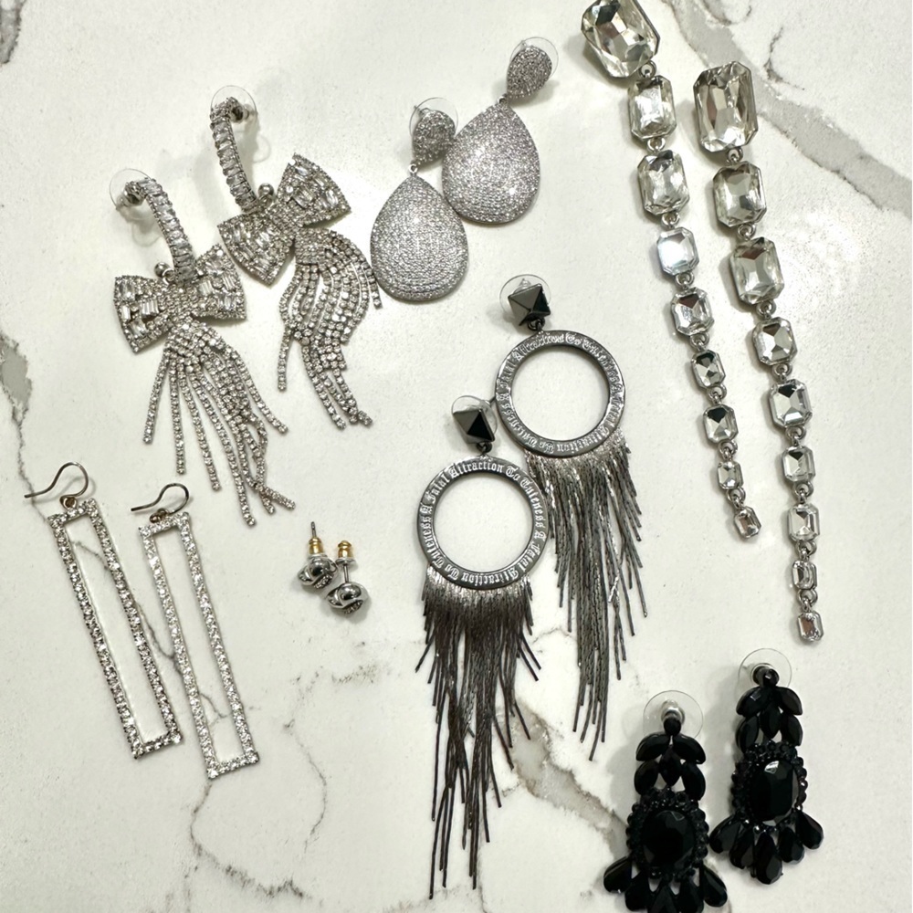 Fashion earrings bundle of 7 pairs